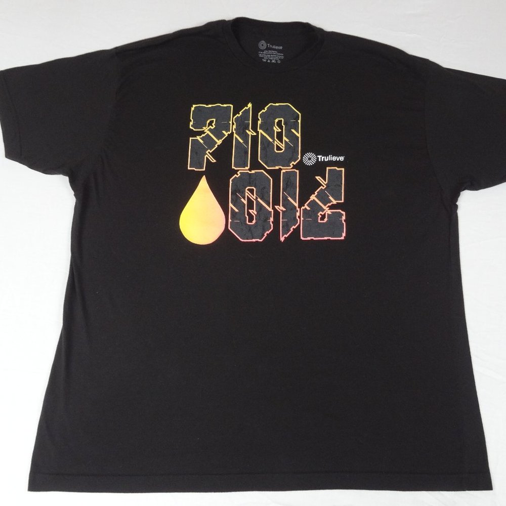 TRULIEVE FLORIDA MEDICAL MARIJUANA DISPENSARY 710 OIL BLACK 3XL T-SHIRT H1527